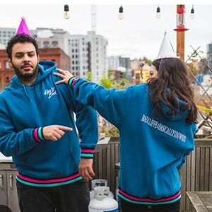 Badcliffe Basically I Do Work Hoodie Size Xl